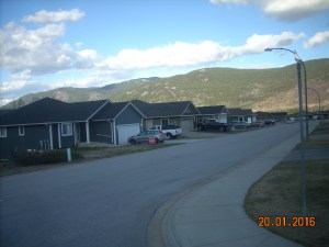 Calamida Heights along Calamida Lane Looking East